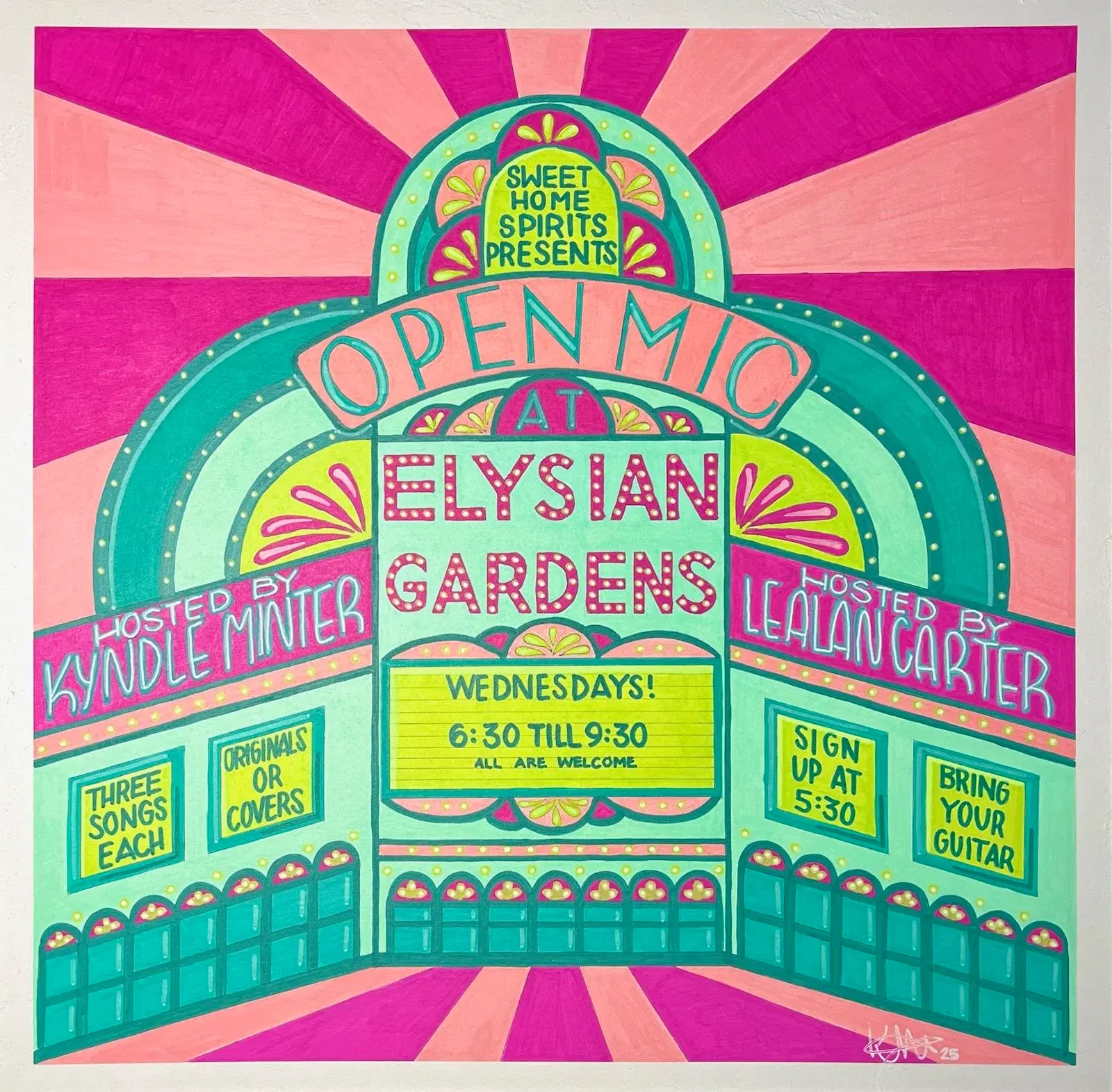 SWEET HOME SPIRITS PRESENTS: OPEN MIC HOSTED BY KYNDLE MINTER & LEALAN CARTER